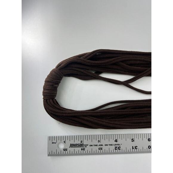 Recycled T Shirt Infinity Scarf Brown Tied Upcycled Sustainable Dressy Unique Wo - Picture 3 of 4